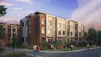 Rendering of Stride Townhomes in Port Credit, Mississauga